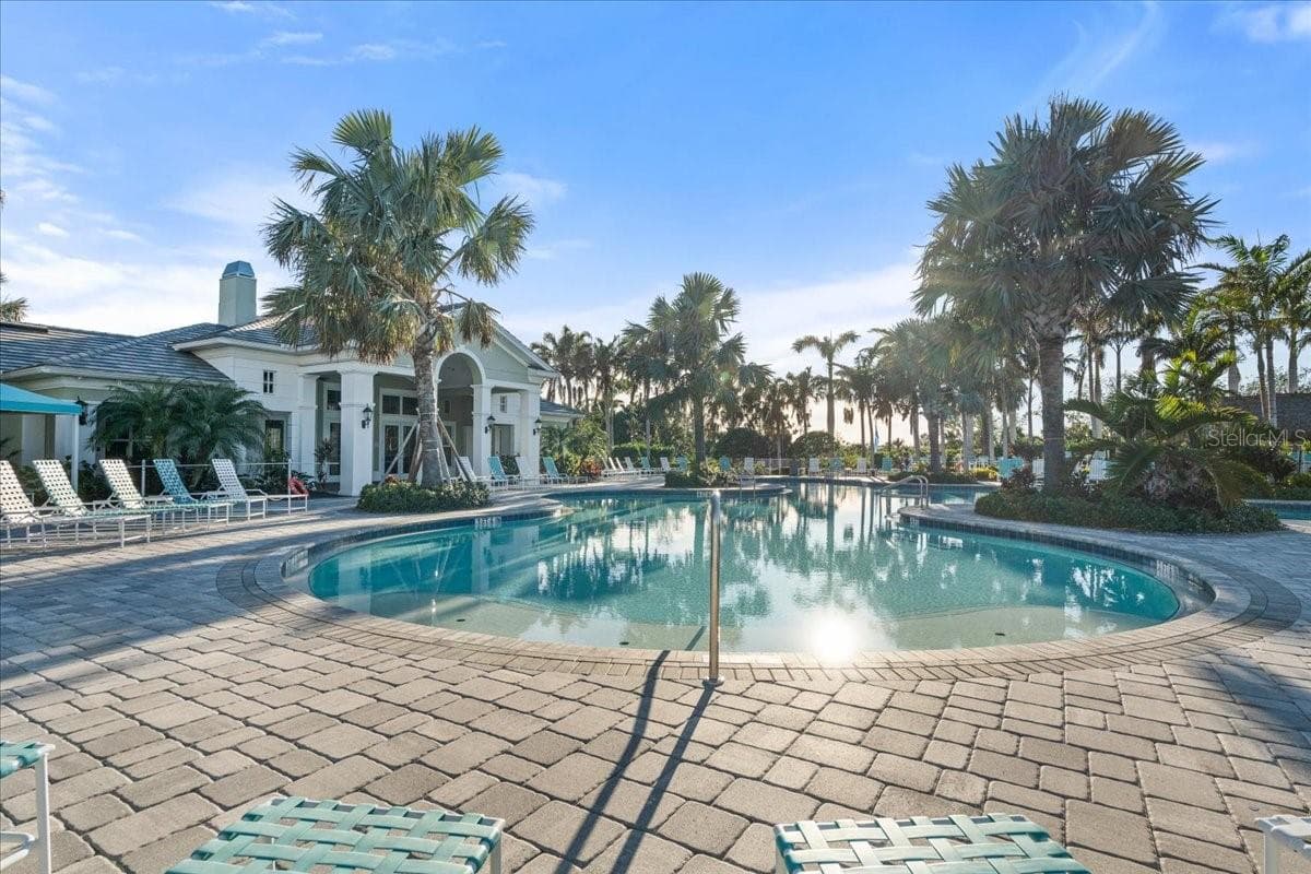 The Resort Lounge Area Around Pool - 11241 MCDERMOTT CT, ENGLEWOOD