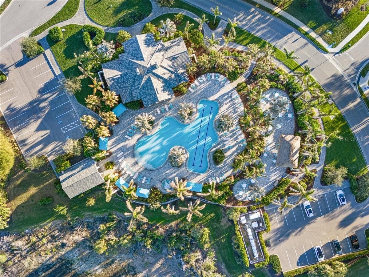 Aerial of Resort Pool - 11241 MCDERMOTT CT, ENGLEWOOD
