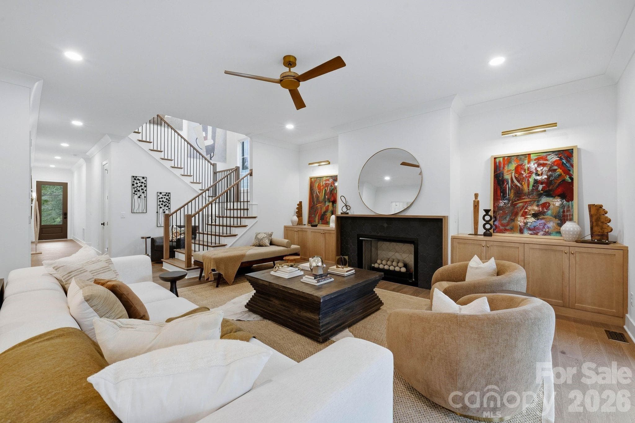 Living room - 1117 Lomax Avenue, Charlotte