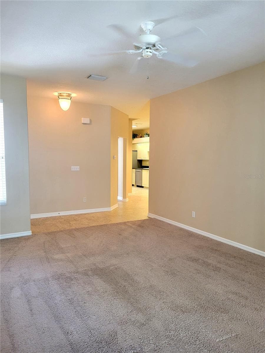 Living Room Facing Dining/Kitchen - 4343 LAKESHORE DR, PALM HARBOR