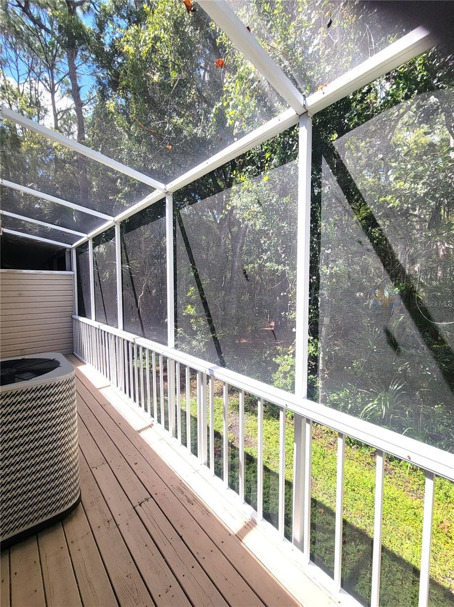 Screened Patio Overlooking Woods - 4343 LAKESHORE DR, PALM HARBOR