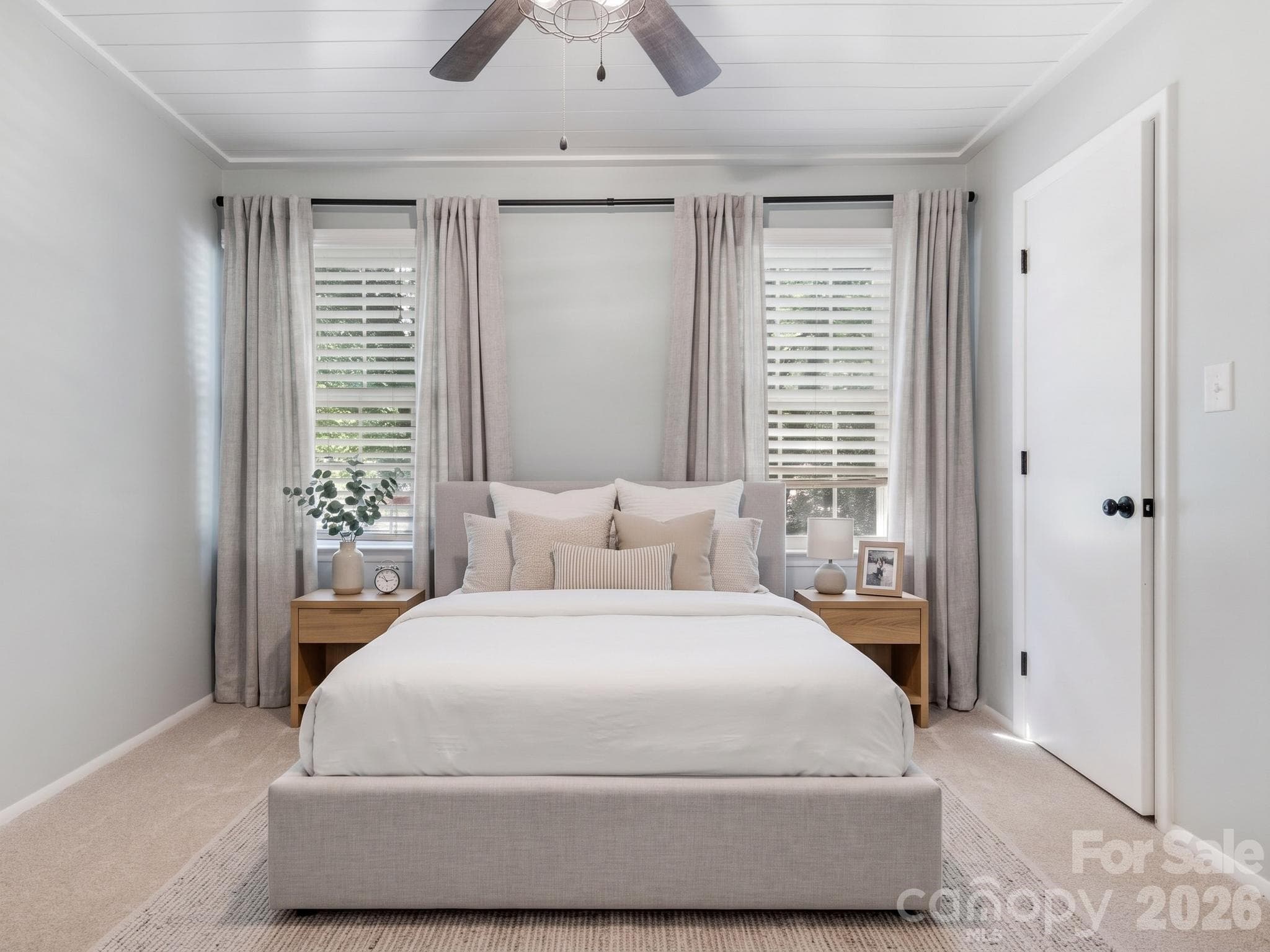 Virtually Staged Bedroom 3 - 8319 Braeside Court, Charlotte