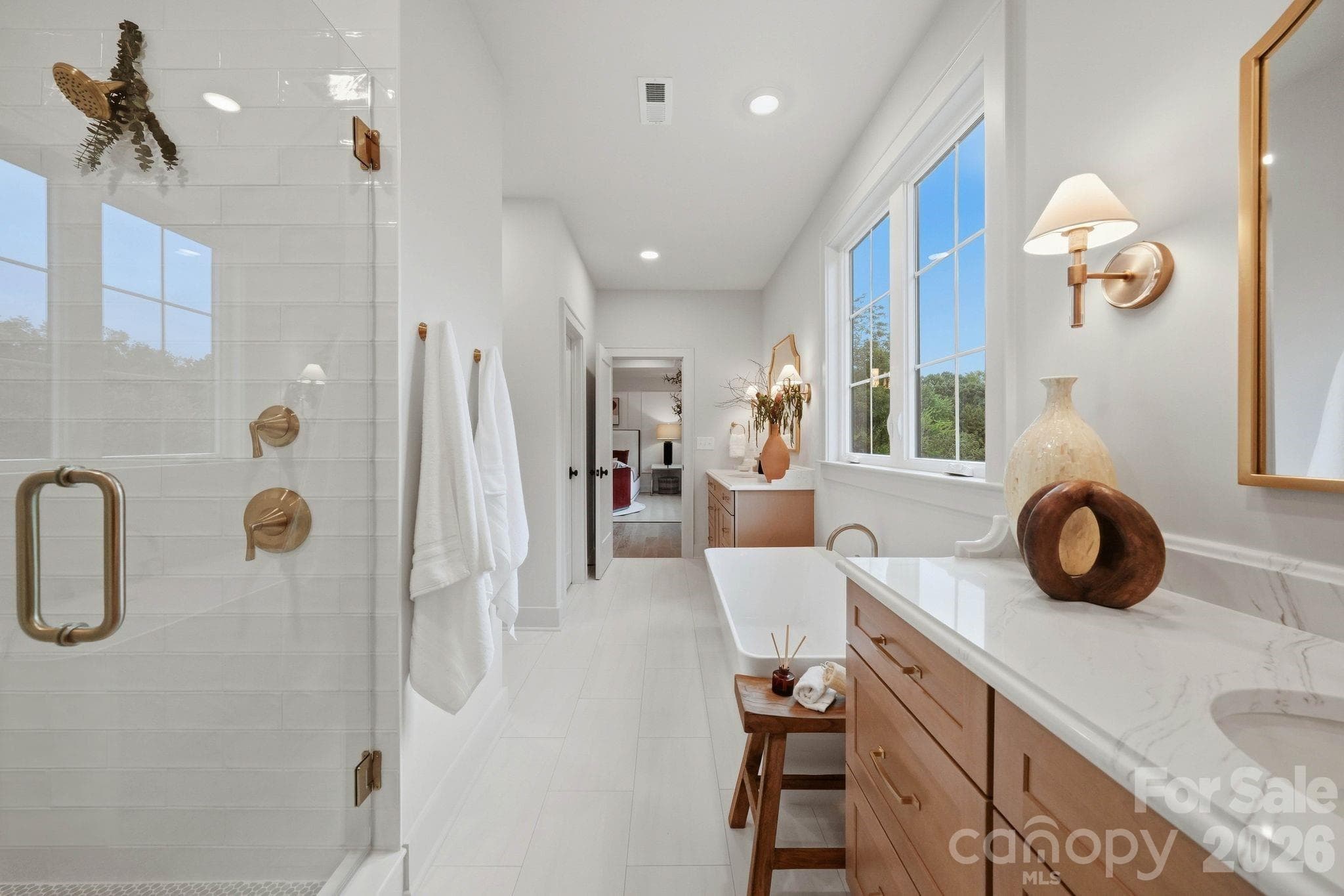 Primary bathroom - 1117 Lomax Avenue, Charlotte