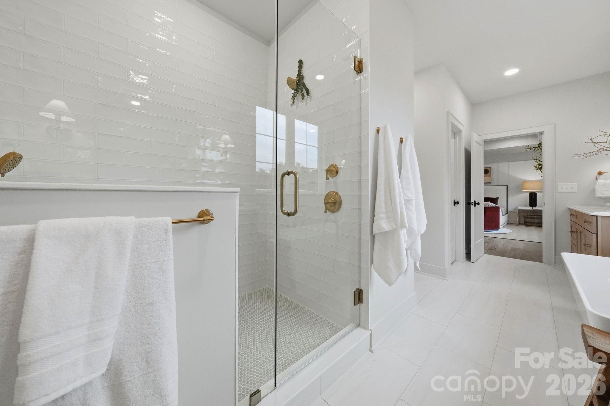 Primary bathroom - 1117 Lomax Avenue, Charlotte