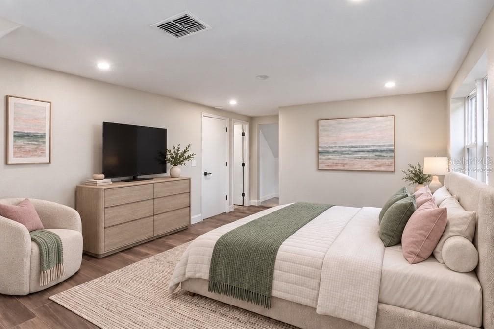Primary BedroomVirtually Staged) - 3415 IMPERIAL LN, LAKELAND