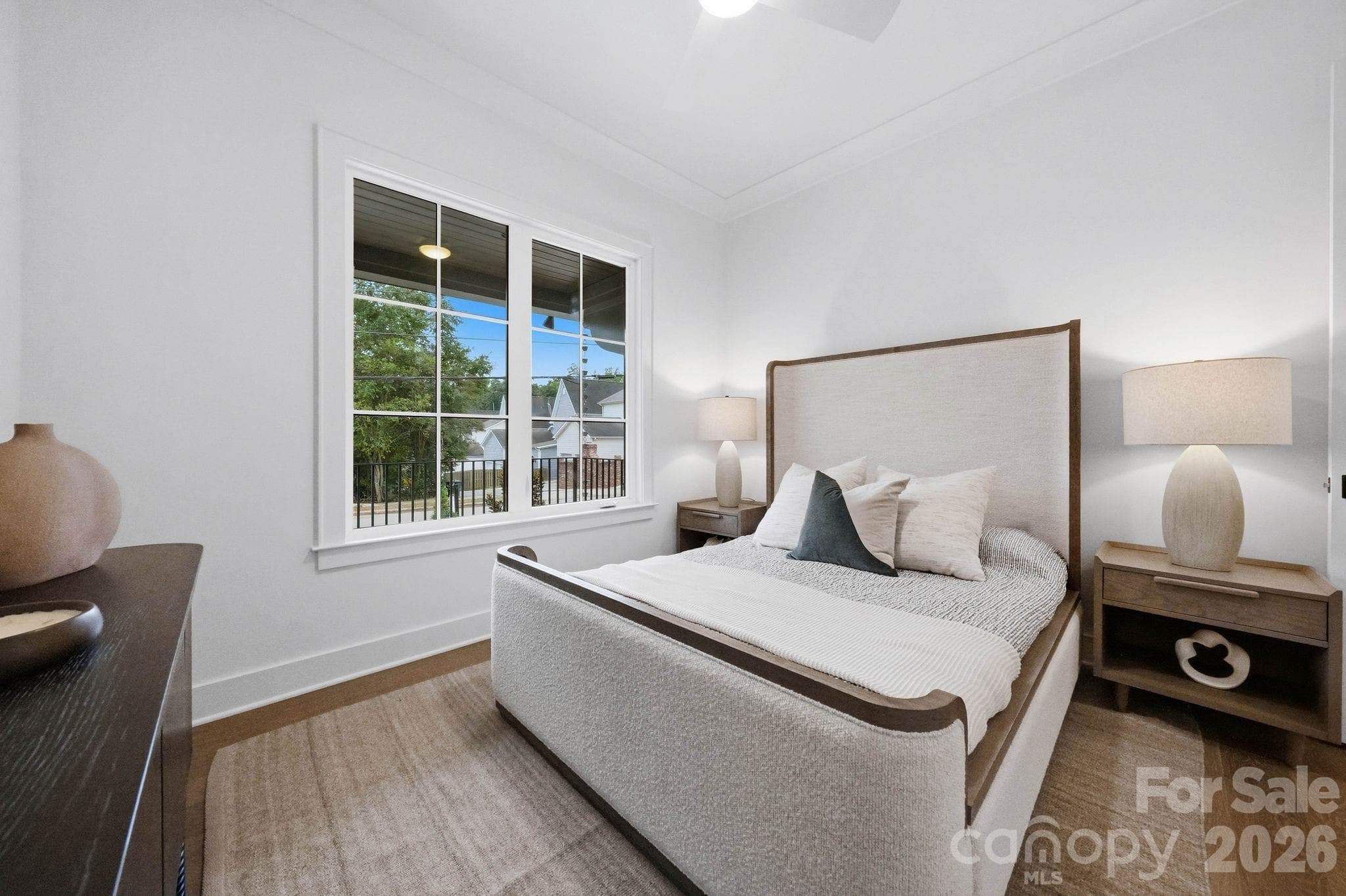 Main-level guest bedroom / office - 1117 Lomax Avenue, Charlotte