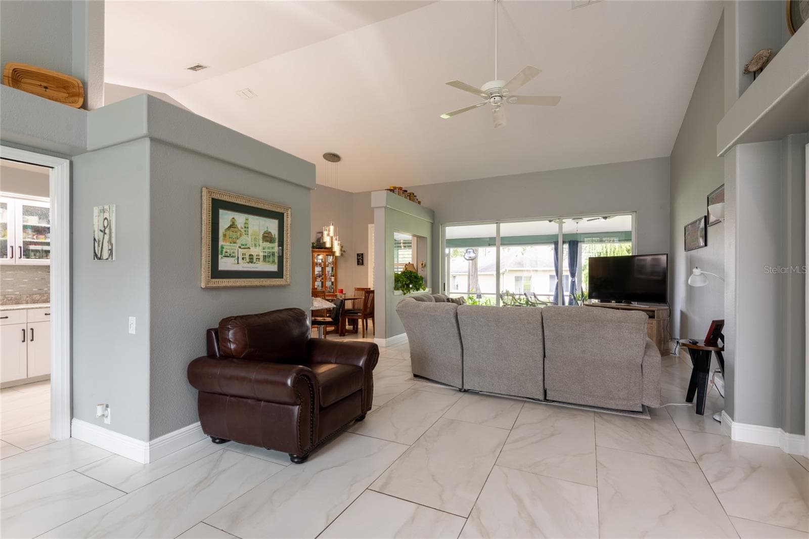View from foyer. - 4465 FAIRWAY OAKS DR, MULBERRY