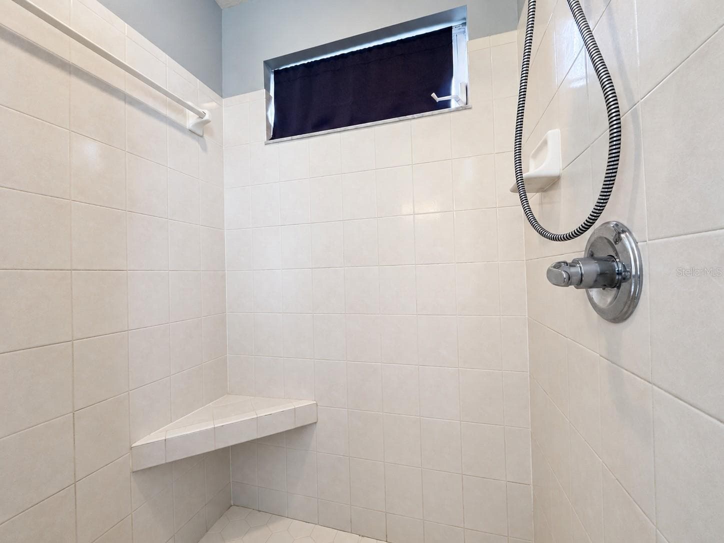 Primary shower stall. - 4465 FAIRWAY OAKS DR, MULBERRY