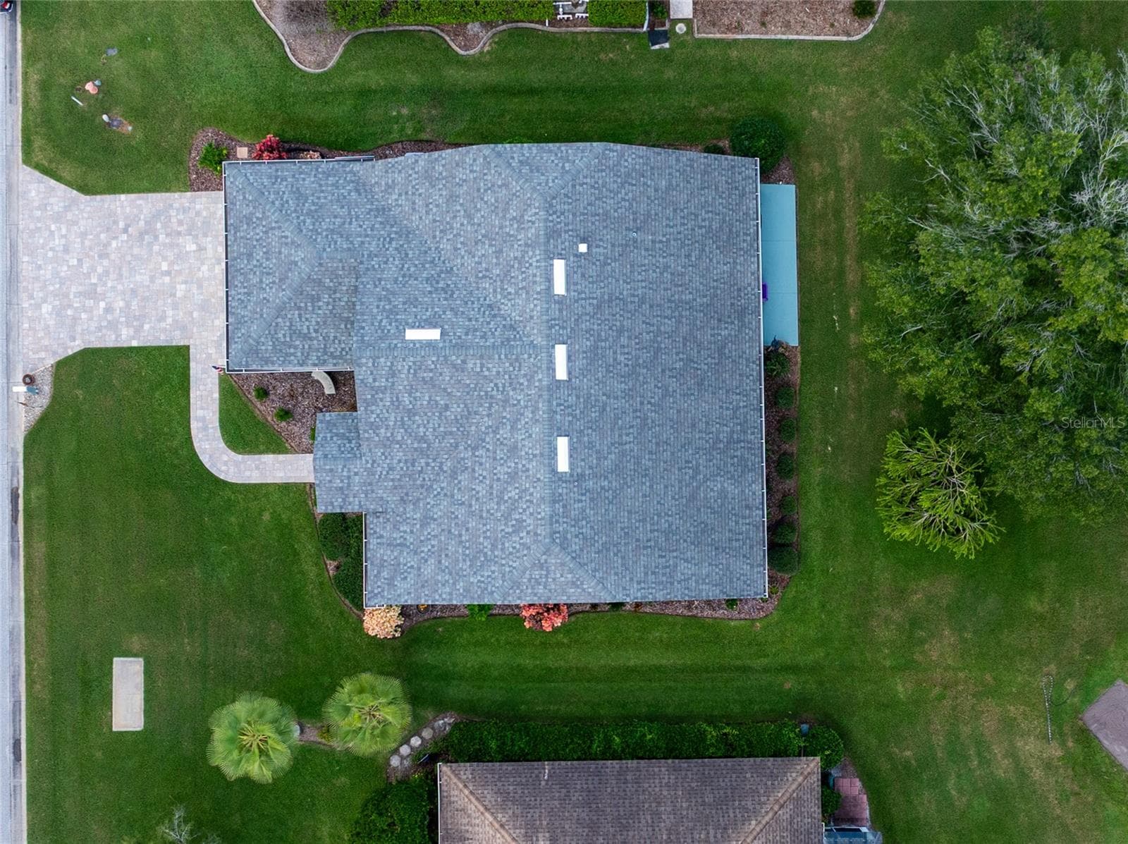 Aeria view of home. - 4465 FAIRWAY OAKS DR, MULBERRY