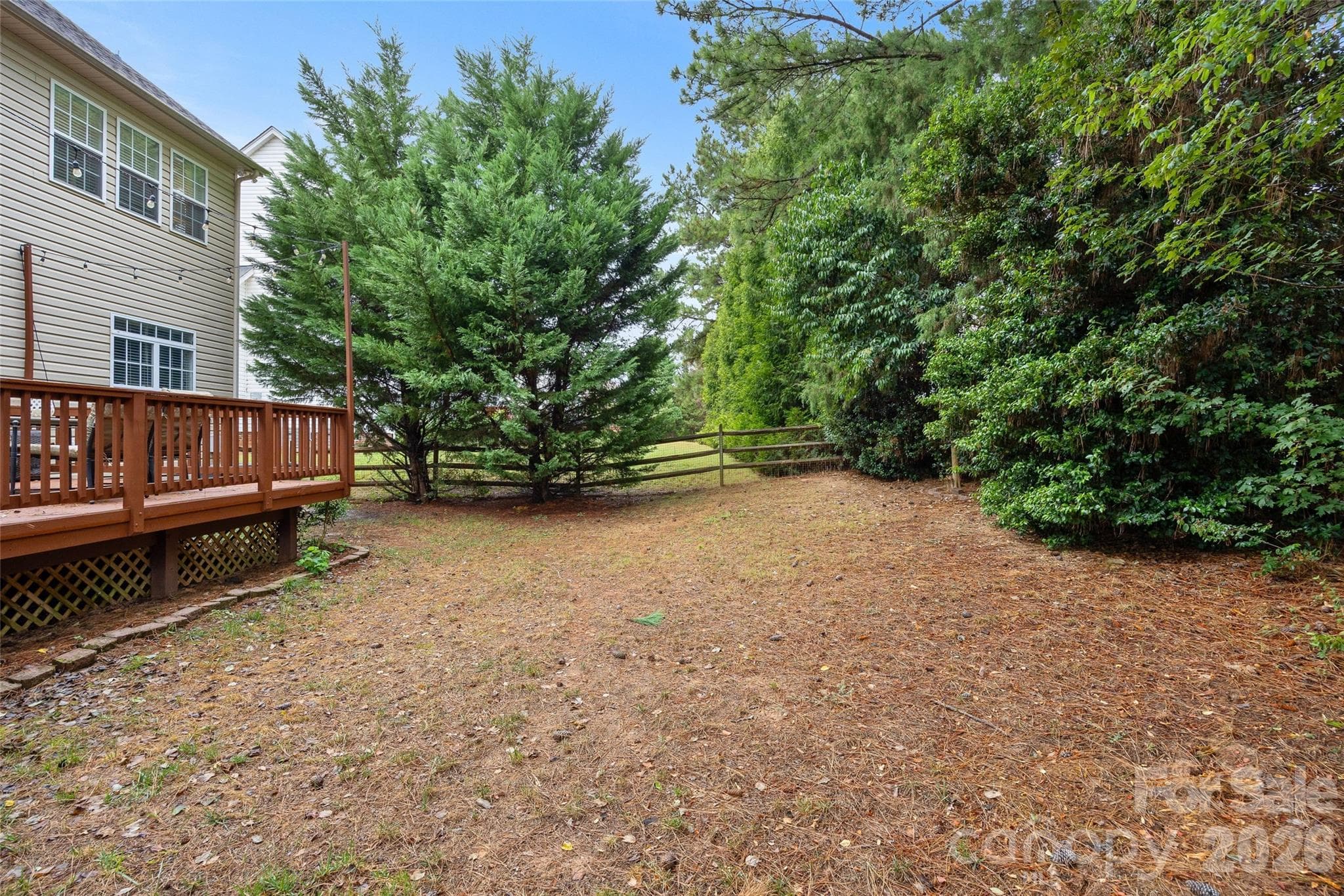 Level backyard - 11424 Innes Court, Charlotte