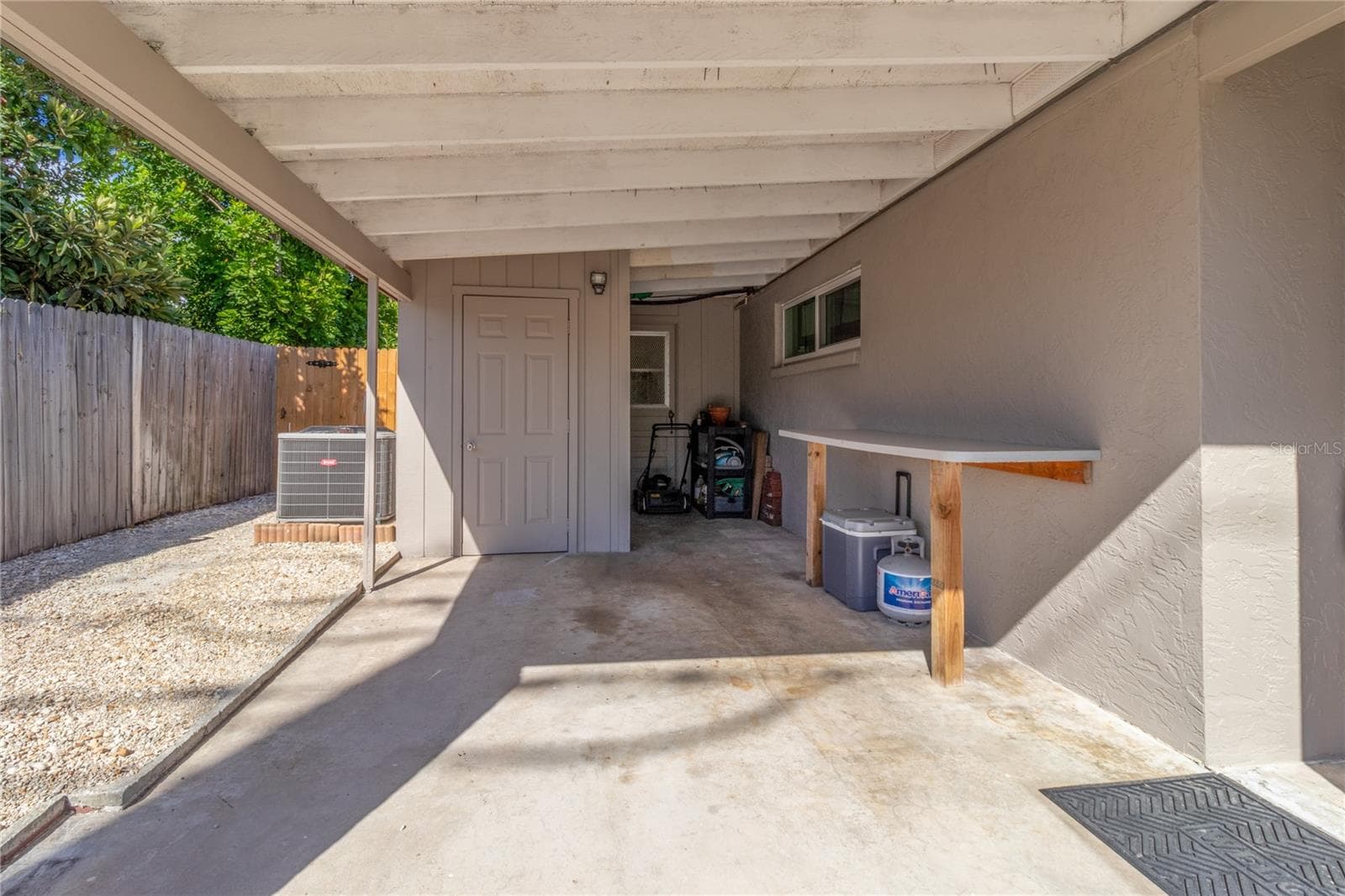Covered carport - 3019 FLORIDA BLVD, BRADENTON