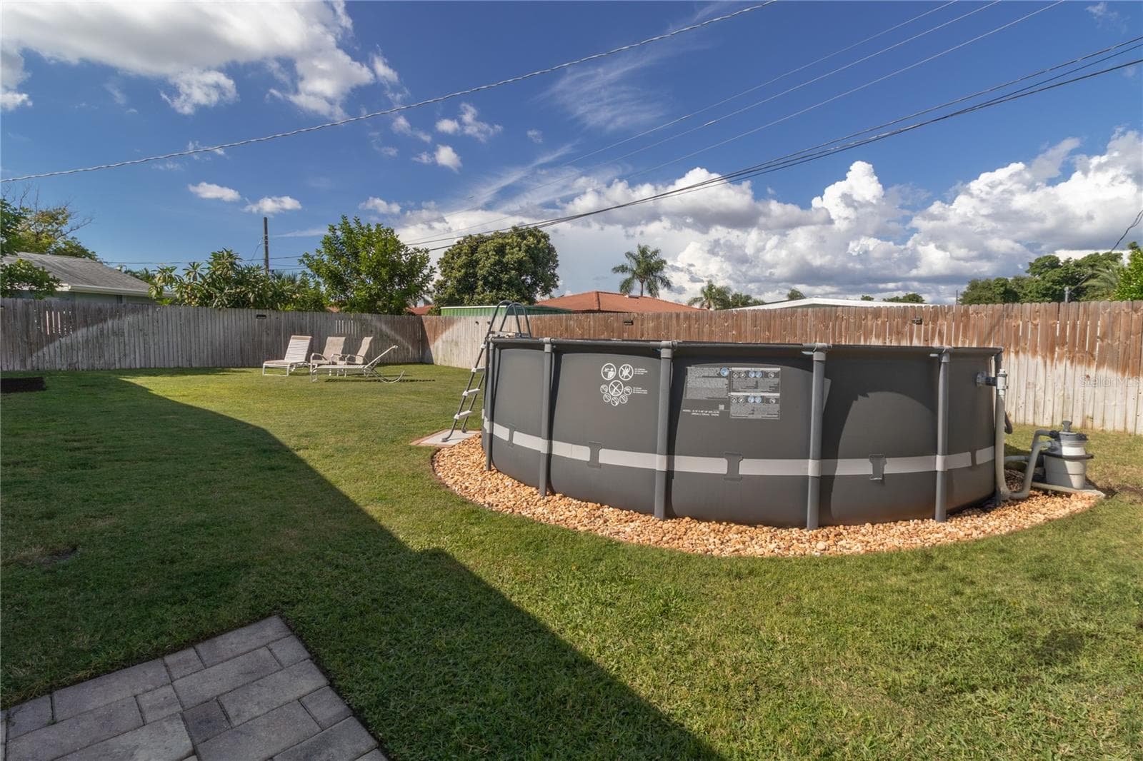 Backyard private pool - 3019 FLORIDA BLVD, BRADENTON