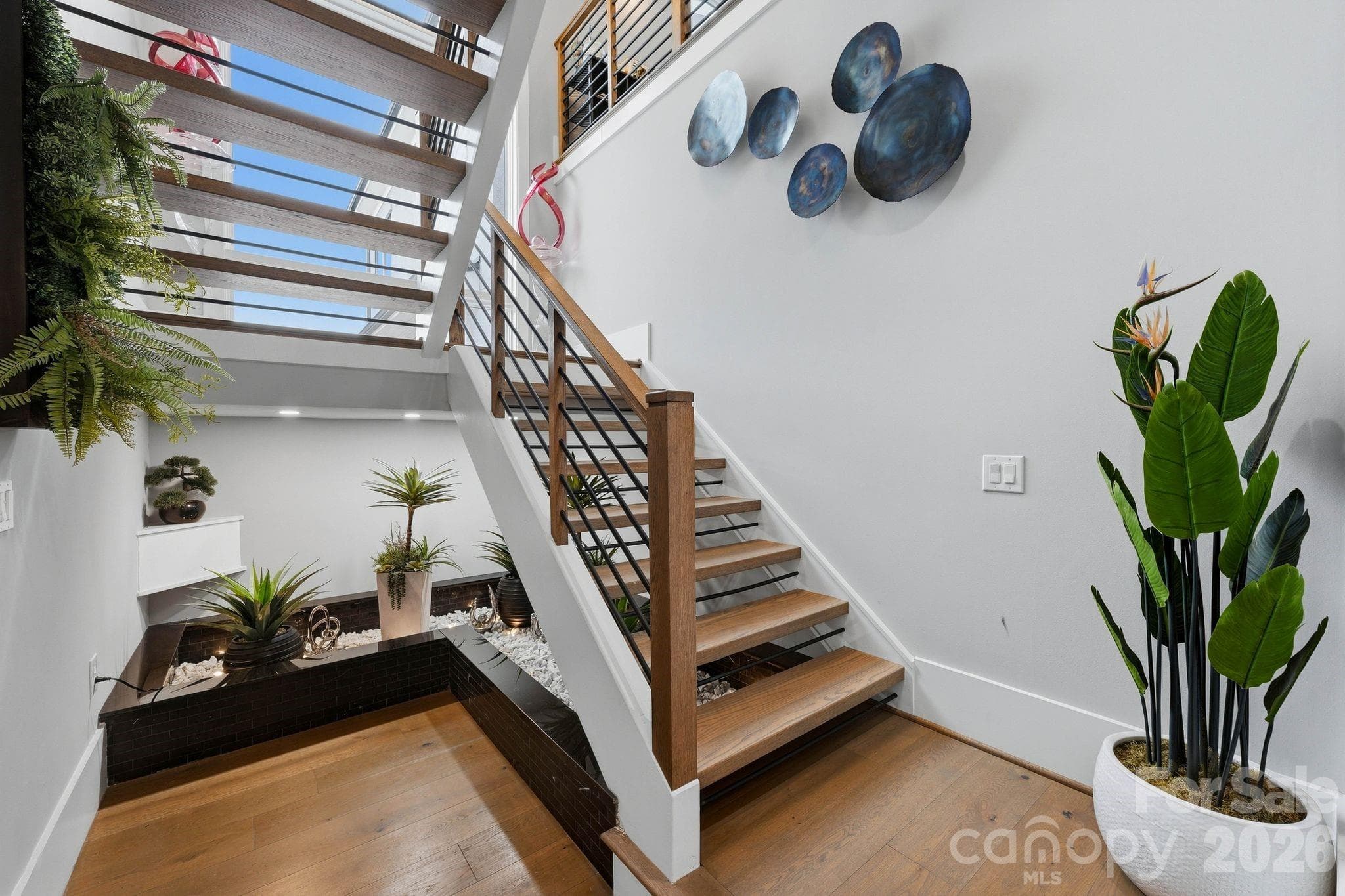 Custom Stairway - 15700 Youngblood Road, Charlotte
