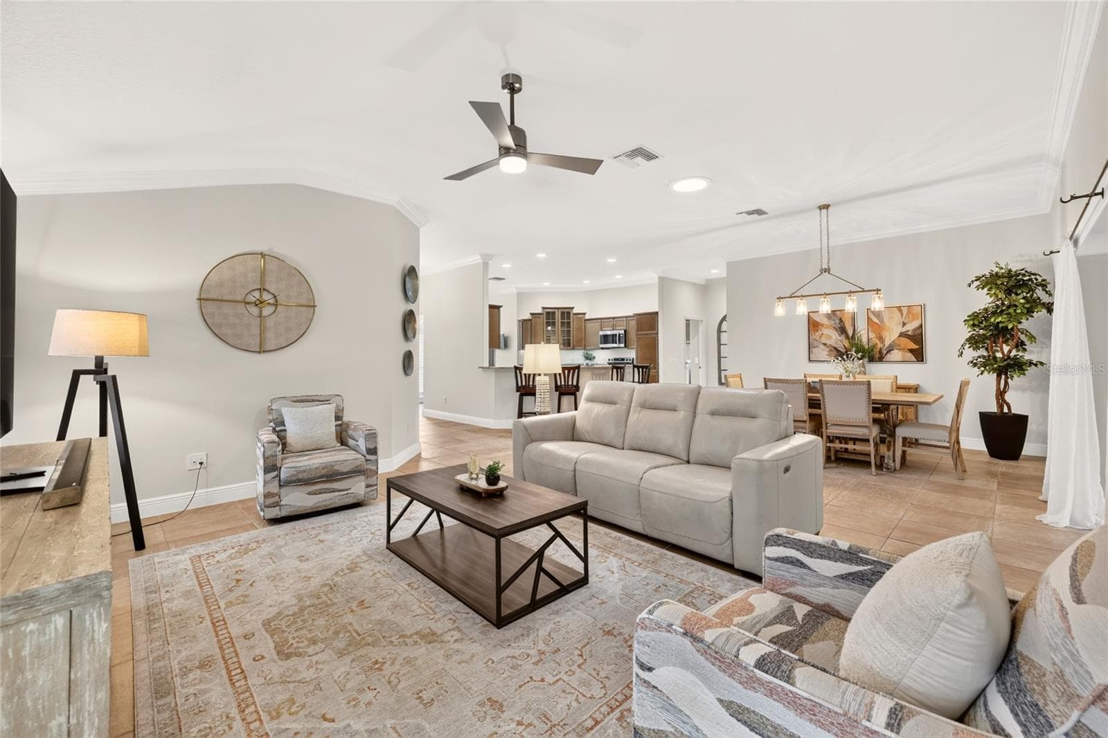 Living Room with SOLAR TUBE - 2084 NORDIC LN, THE VILLAGES
