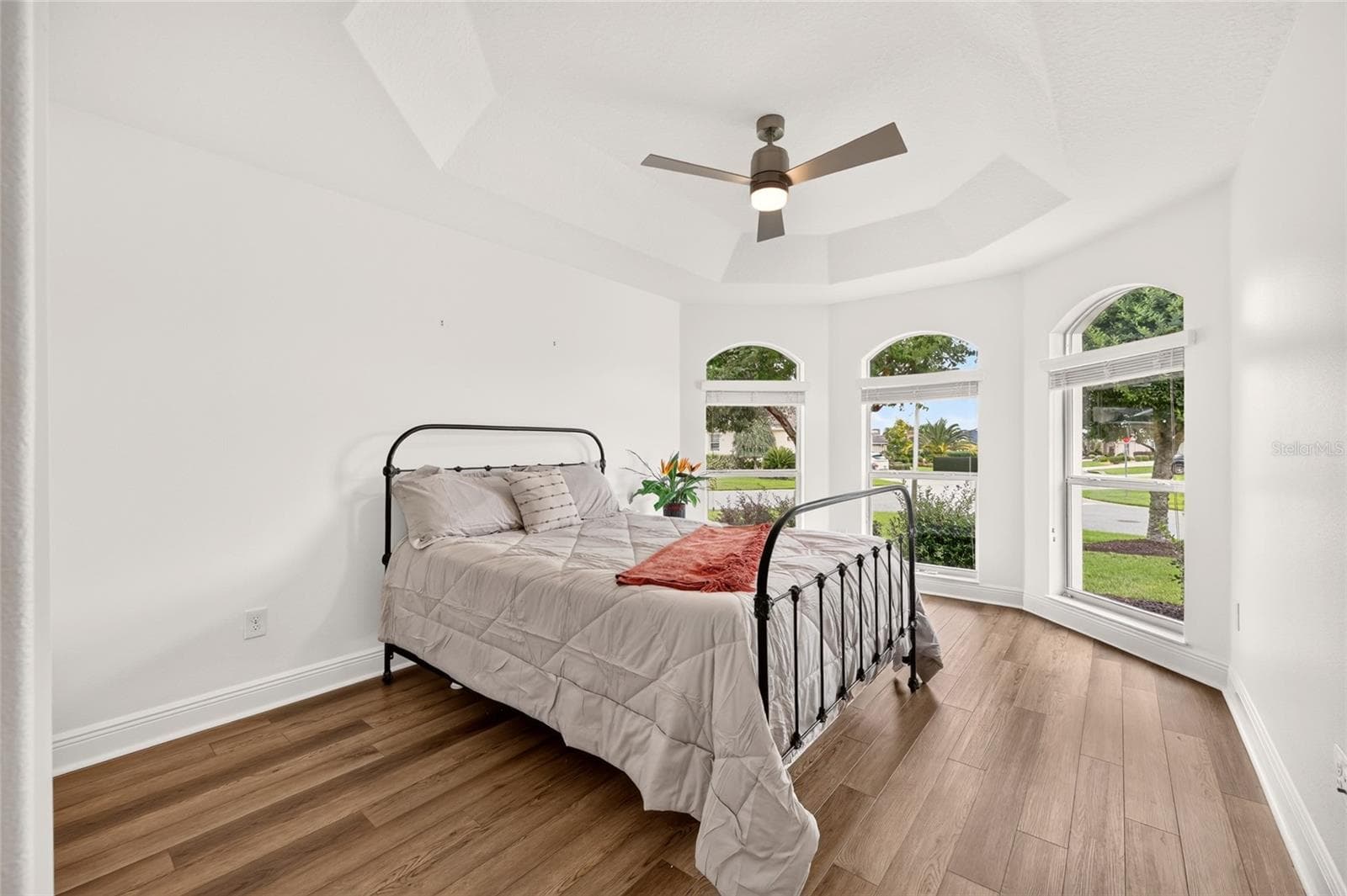 Bedroom 2 with Bay Windows to Front Yard - 2084 NORDIC LN, THE VILLAGES