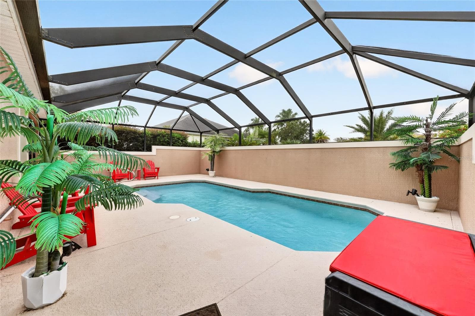 Solar Heated Pool Approx 10Ft x 22Ft - 2084 NORDIC LN, THE VILLAGES