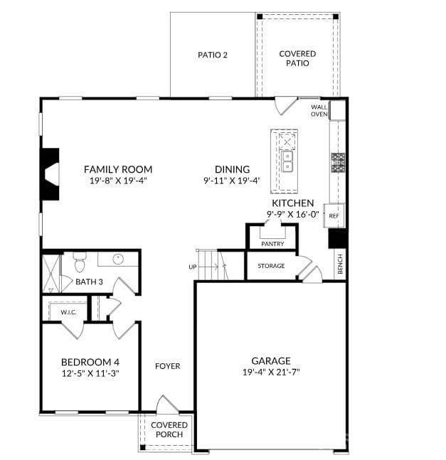 Main Level - 1419 Mossy Glade Road, Indian Trail