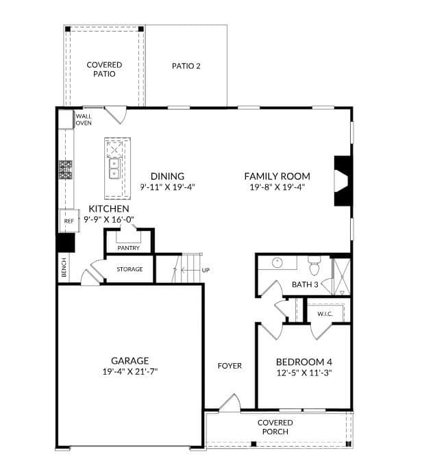 Main Level - 1410 Mossy Glade Road, Indian Trail