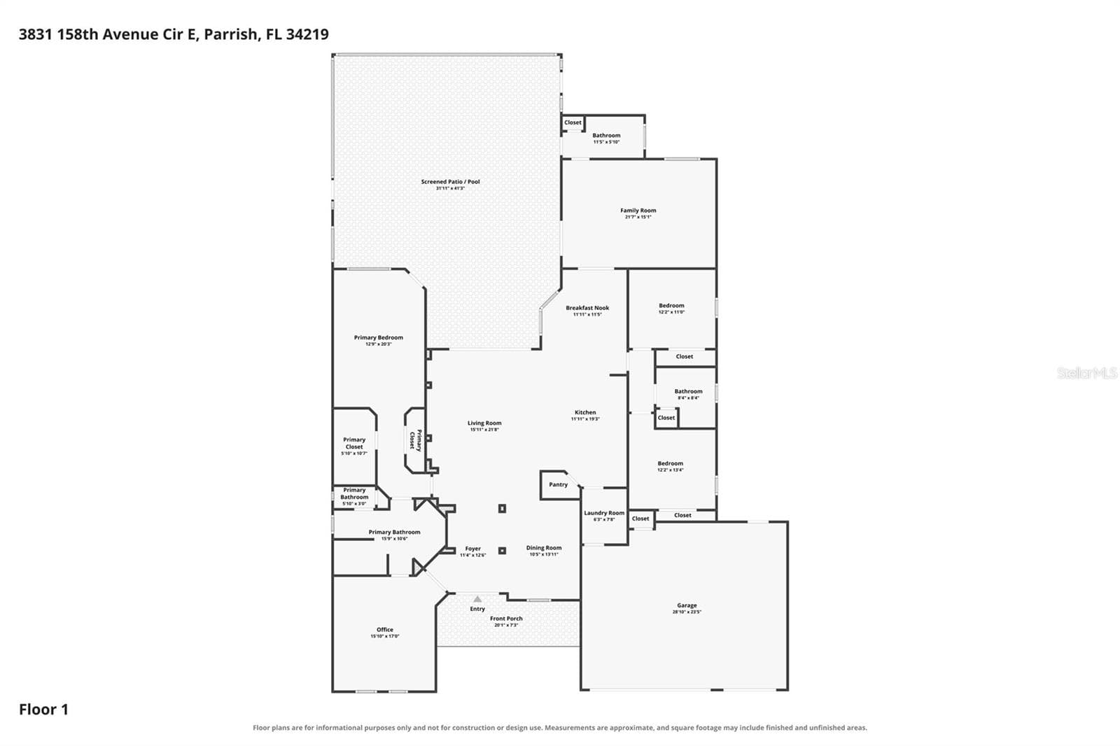 Single Family Residence at 3831 158TH AVENUE CIR E, PARRISH, photo 81 of 83