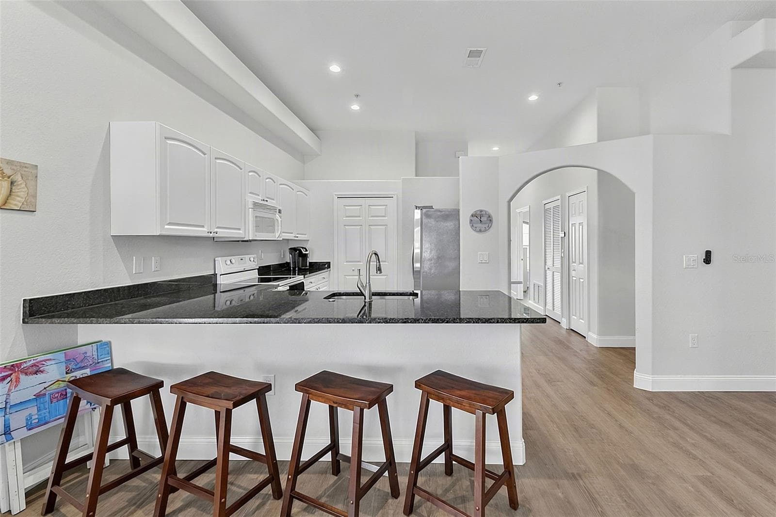 Kitchen looking towards the front door - 101 NATURES WAY #1307, ROTONDA WEST