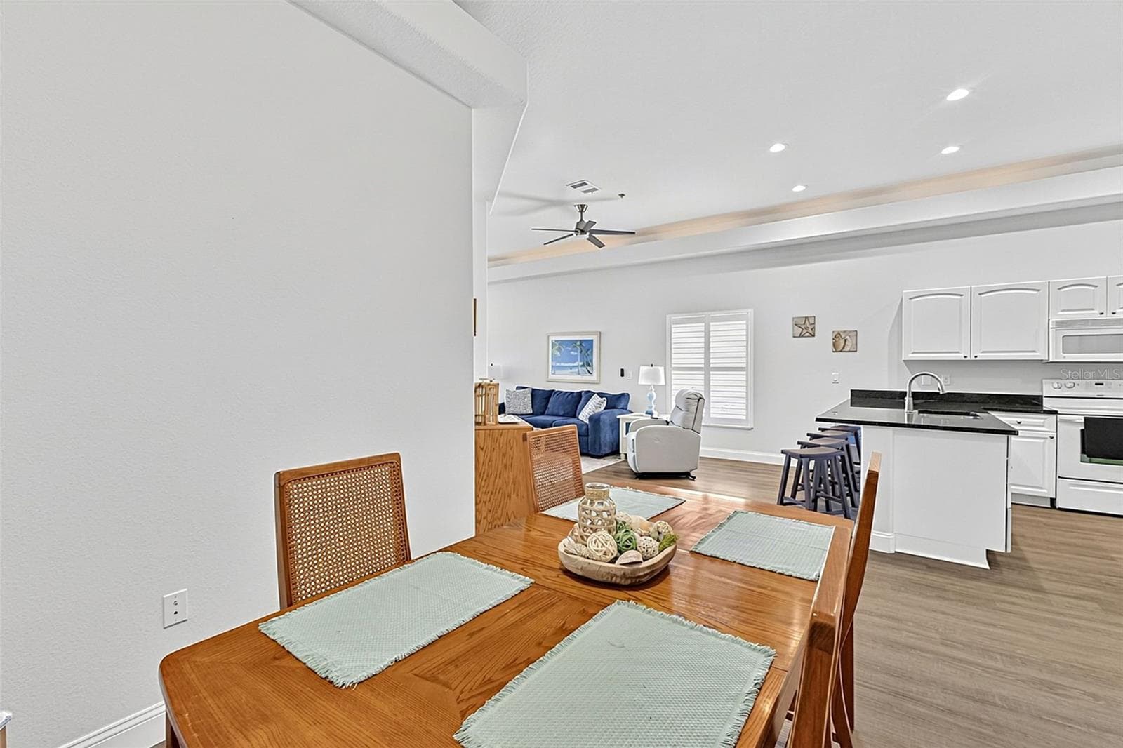 Dining area looking into kitchen - 101 NATURES WAY #1307, ROTONDA WEST