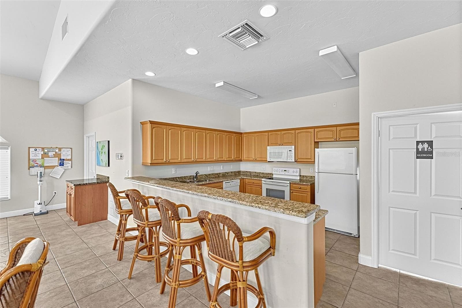 Kitchen/entertaining area in the clubhouse - 101 NATURES WAY #1307, ROTONDA WEST