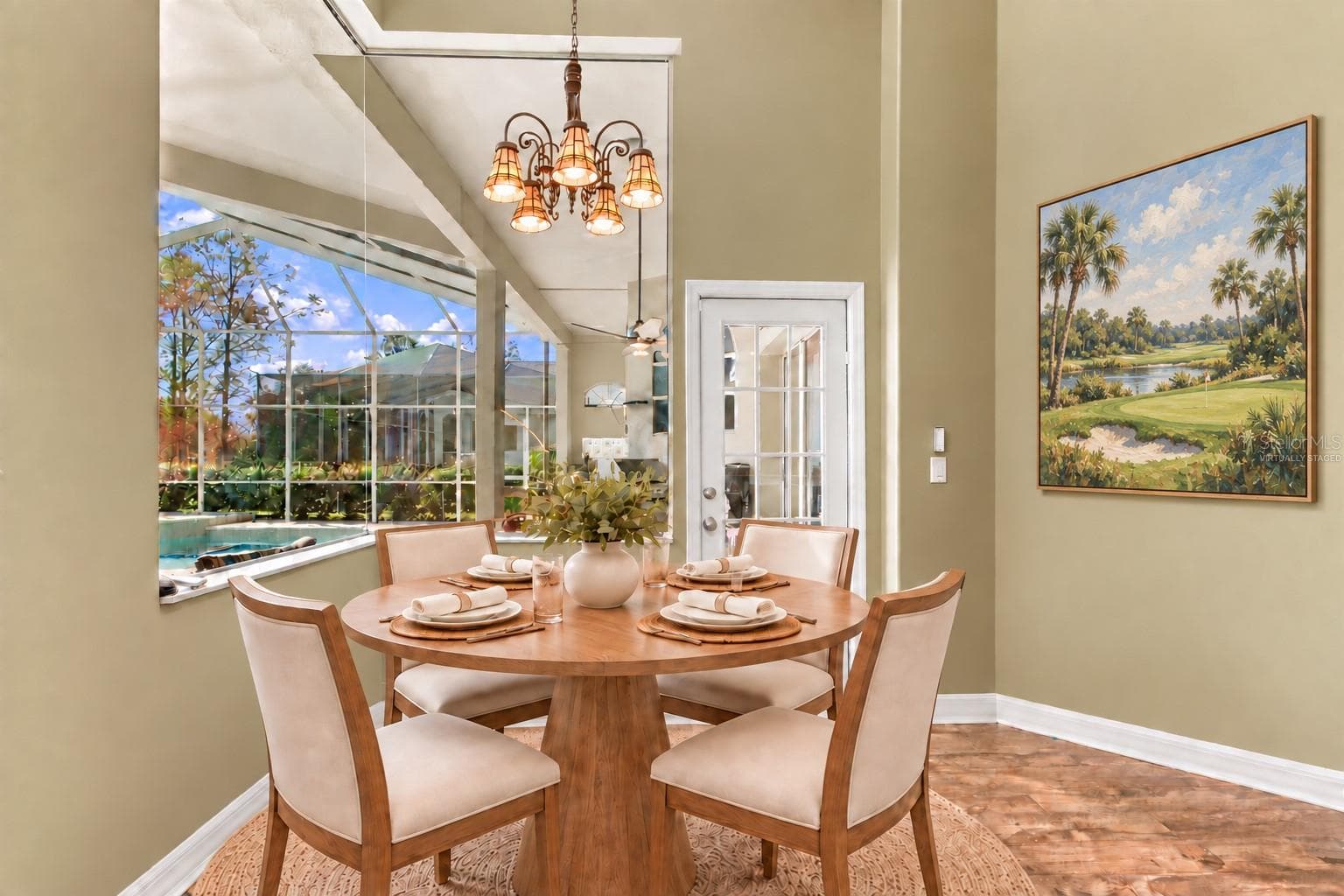 Casual Dining Room - virtually staged - 18115 EMERALD BAY ST, TAMPA