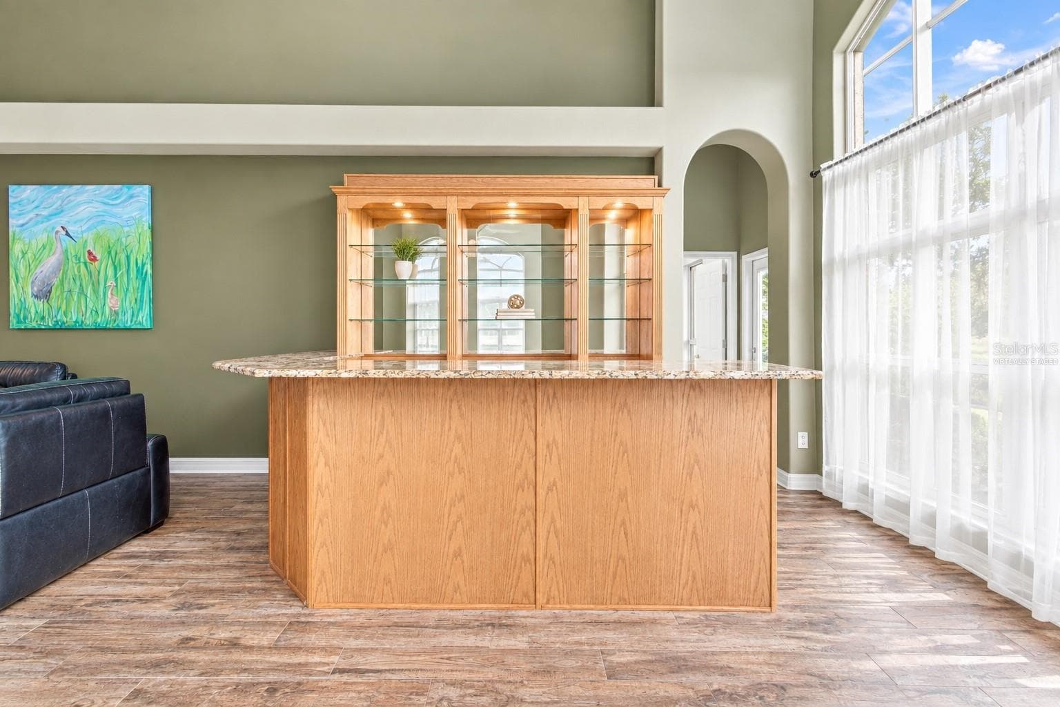 Wet Bar - virtually staged - 18115 EMERALD BAY ST, TAMPA