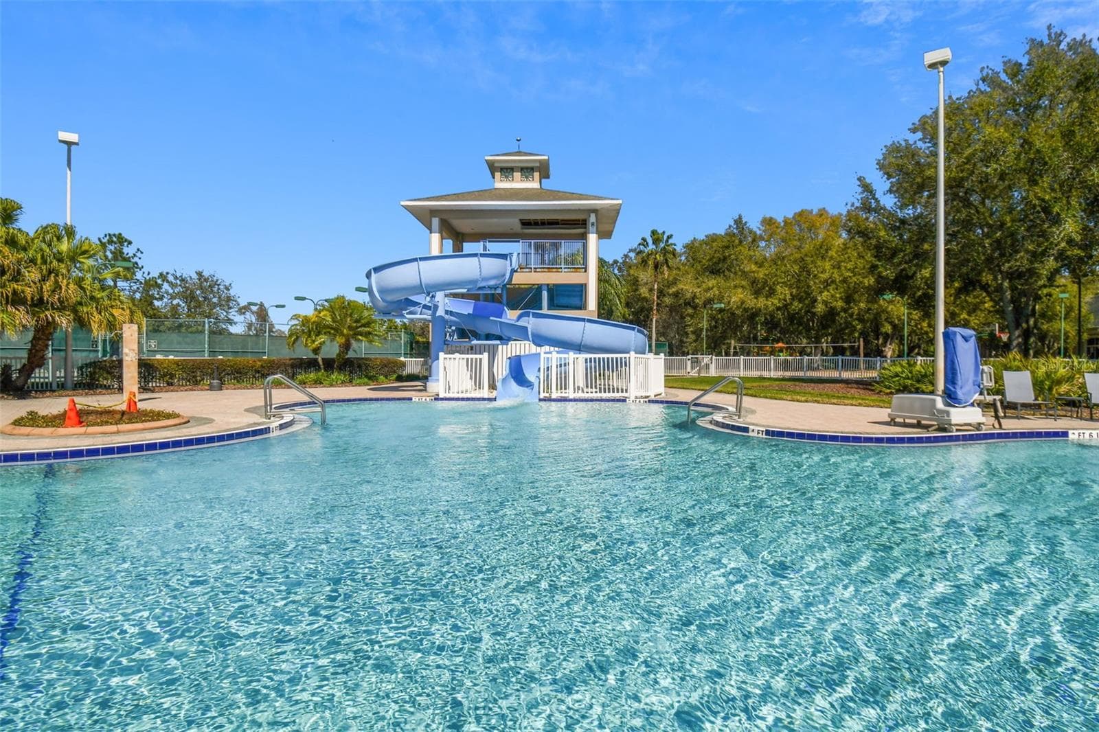 Resort Style Pool with Waterslide & Lap Lanes - 18115 EMERALD BAY ST, TAMPA