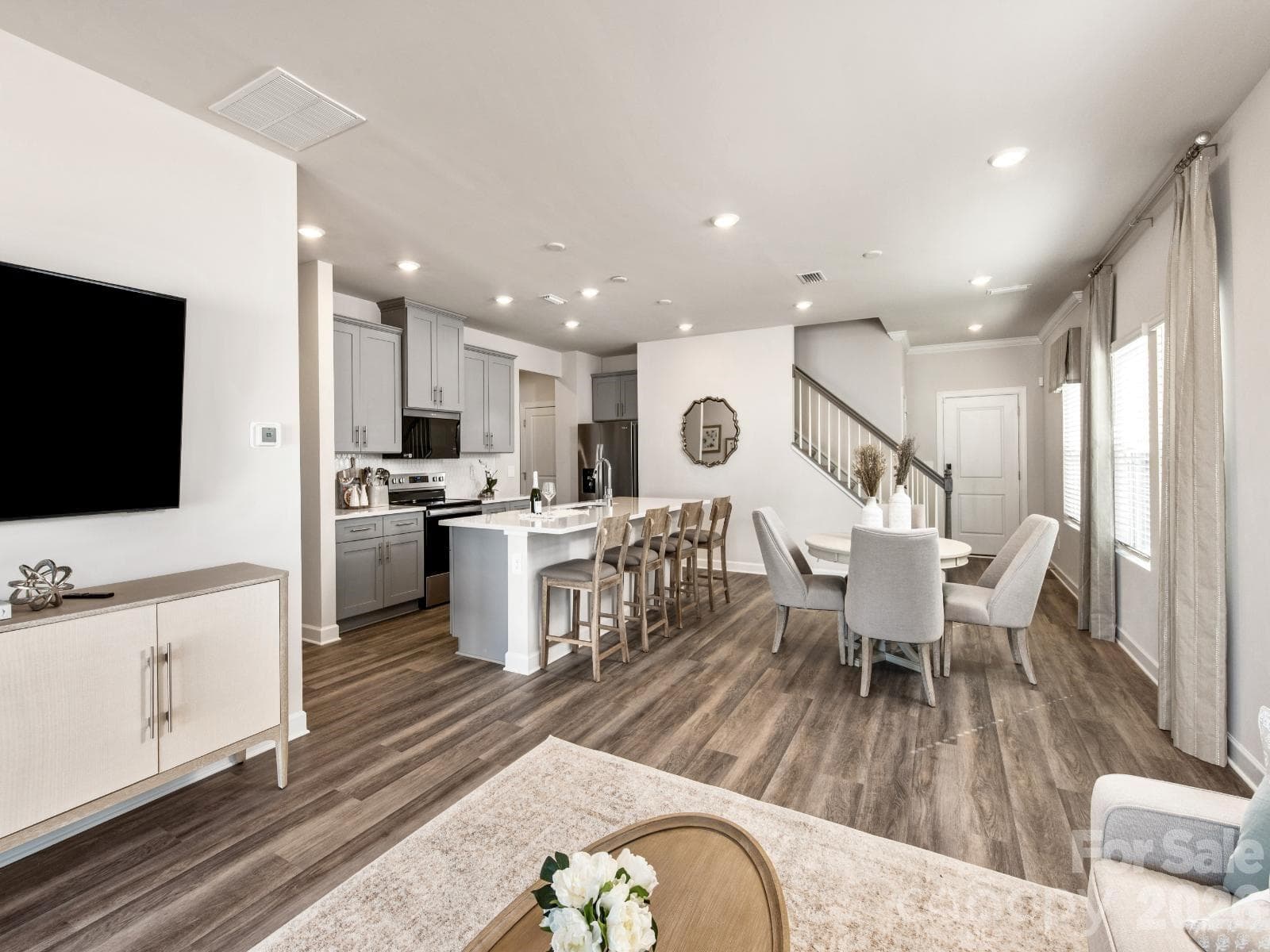 Photo is not of the actual home, but is an inspirational photo of builder’s model home and may depict options, furnishings, and/or decorator features that are not included - 12640 Russellwood Lane, Charlotte