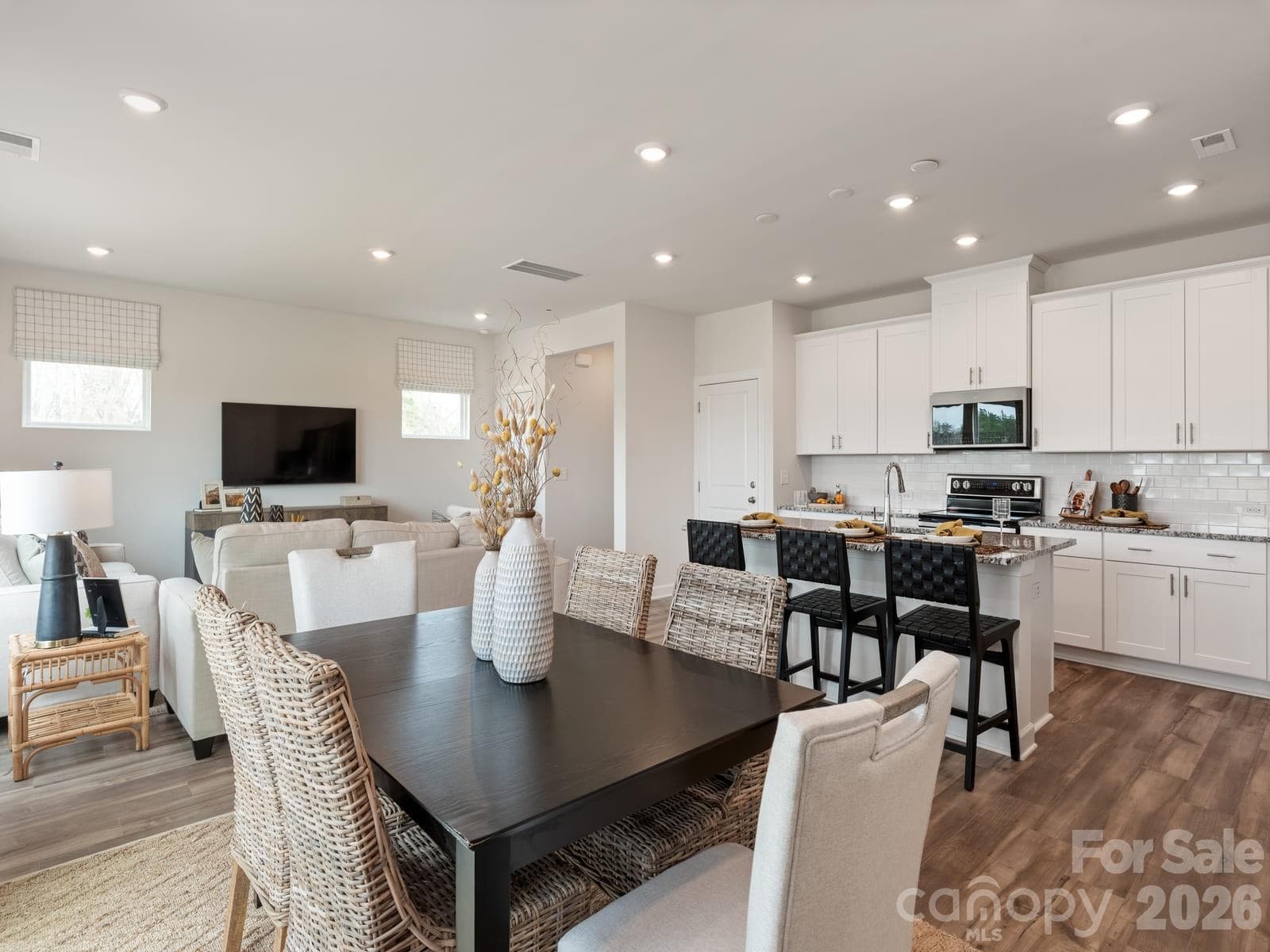 Photo is not of the actual home, but is an inspirational photo of builder’s model home and may depict options, furnishings, and/or decorator features that are not included - 12636 Russellwood Lane, Charlotte