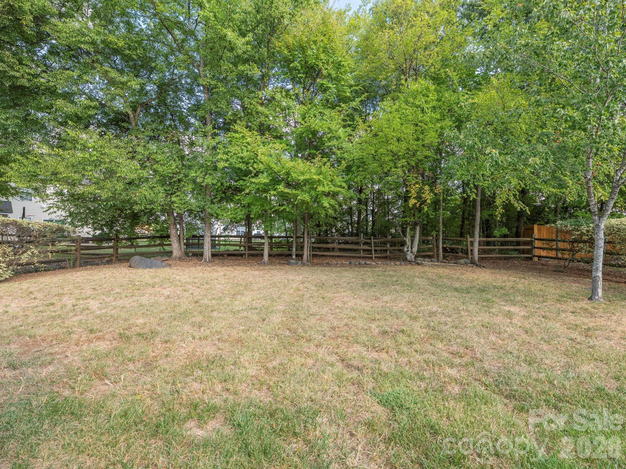fenced backyard - 785 Treva Anne Drive SW, Concord