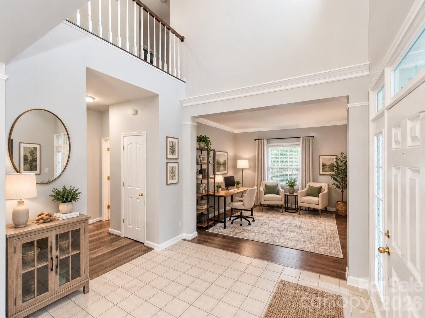 Virtually Staged Office Room - 7313 Hannah Alexander Lane, Mint Hill