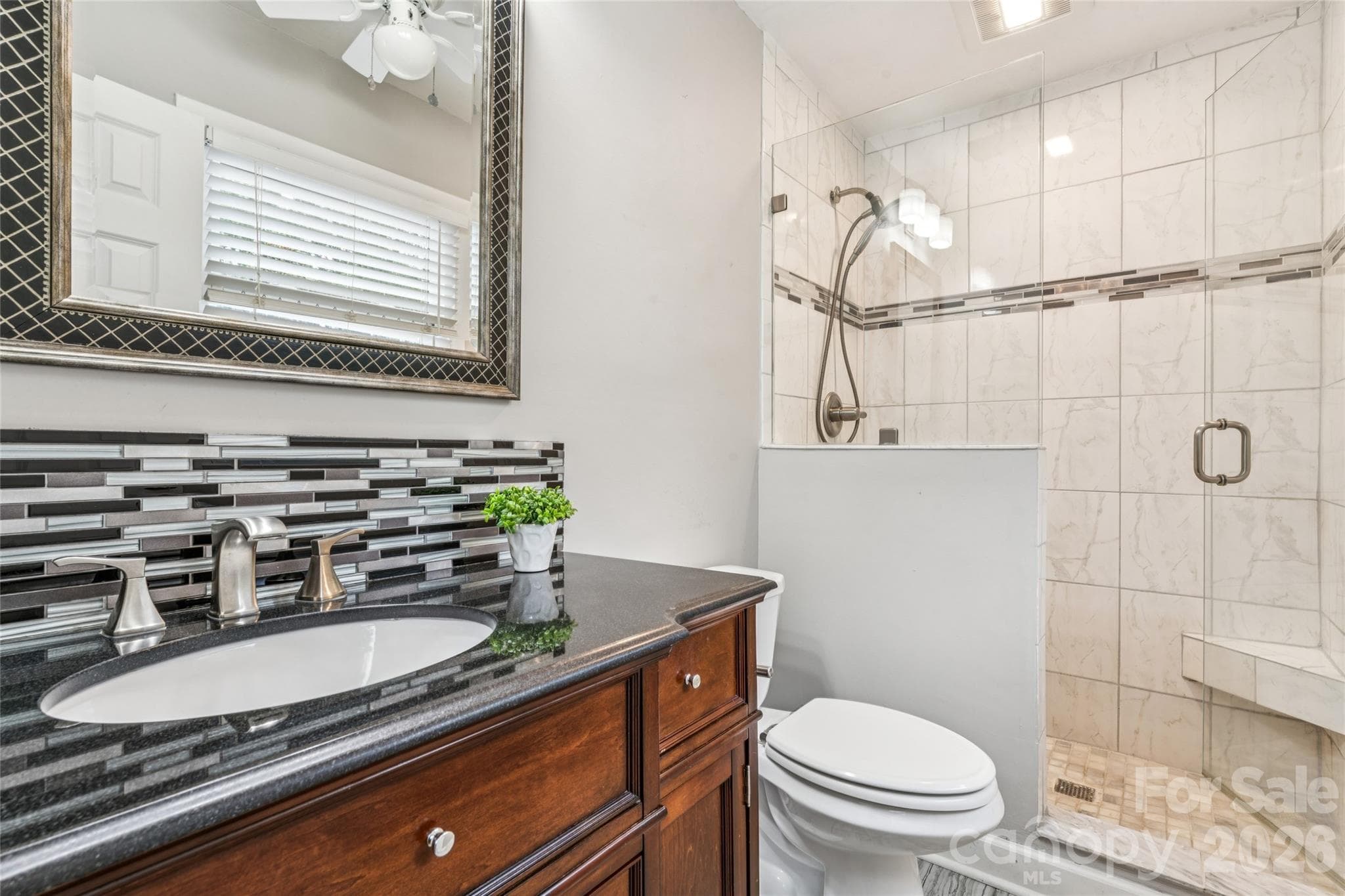 Primary bathroom. - 6501 Wheeler Drive, Charlotte