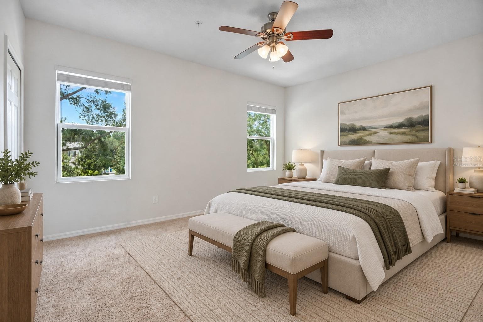 Virtually Staged - Bedroom - 196 WINDFLOWER WAY, OVIEDO