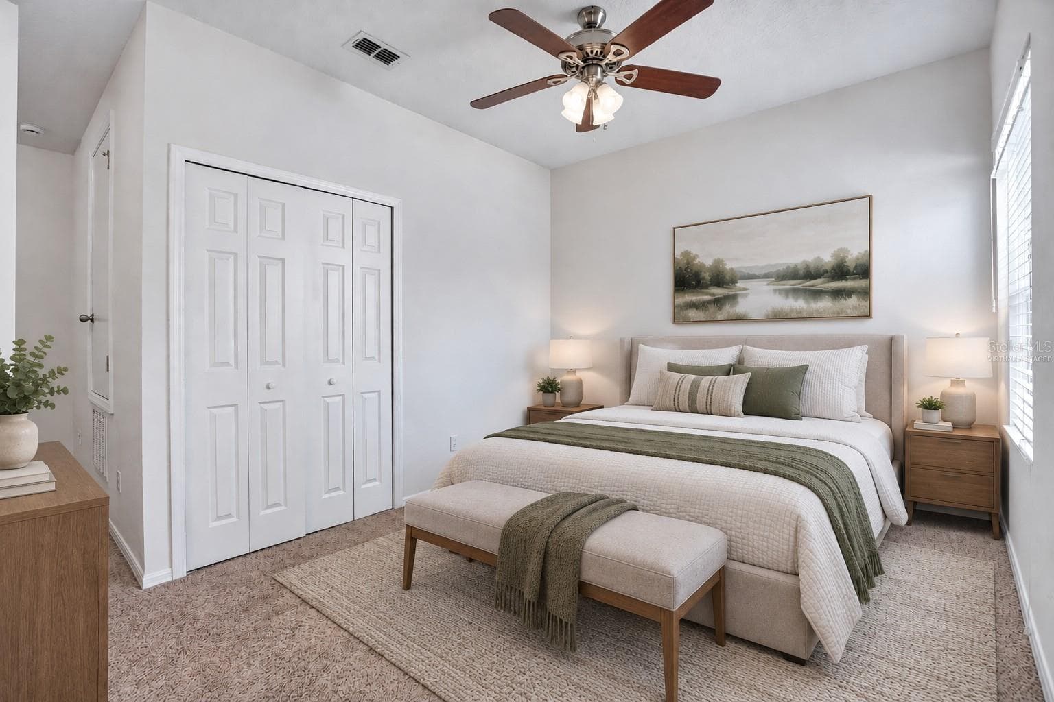 Virtually Staged - Bedroom - 196 WINDFLOWER WAY, OVIEDO