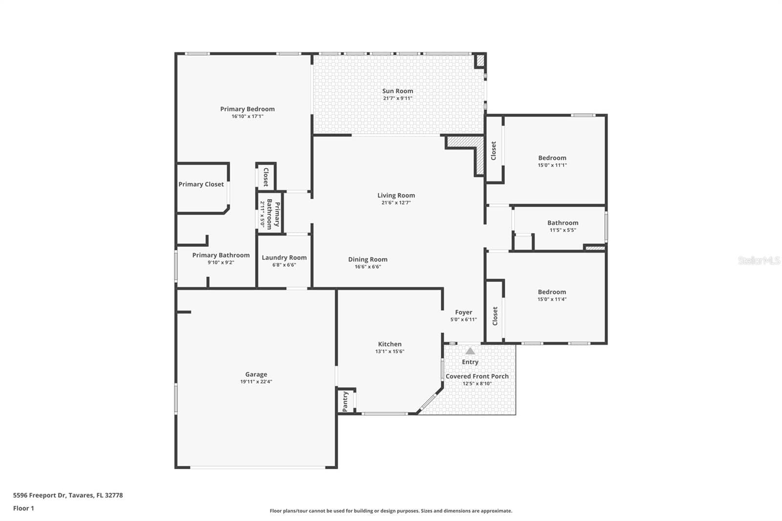 Floorplan - 5596 FREEPORT DR, TAVARES