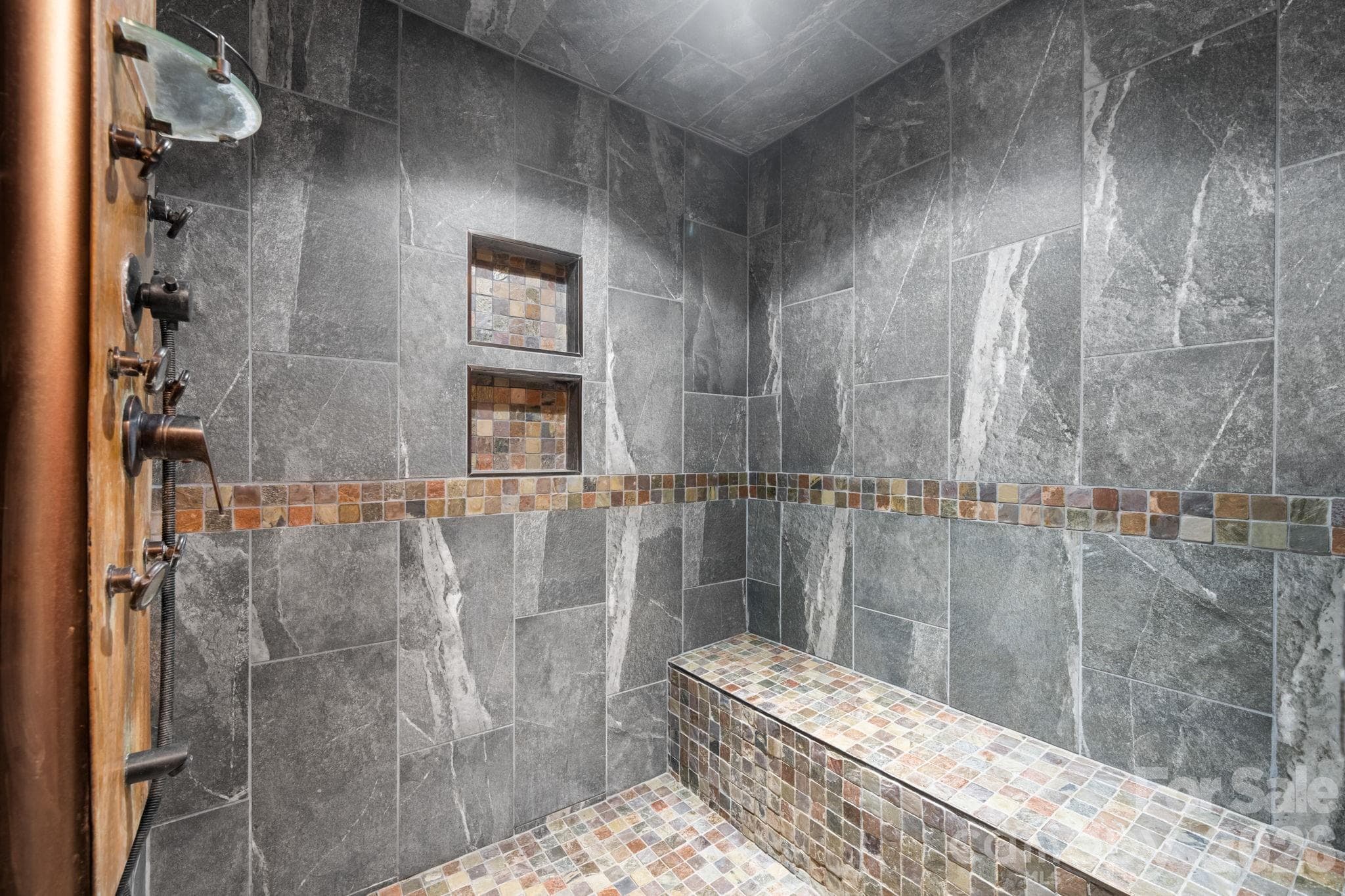 basement primary suite walk in shower - 3110 Ninth Tee Drive, Newton