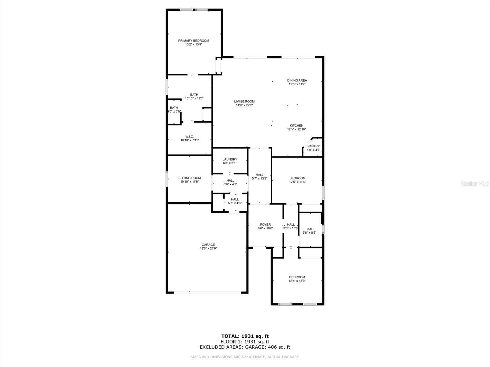 Floor Plan - 11925 BOHEMIAN PL, VENICE