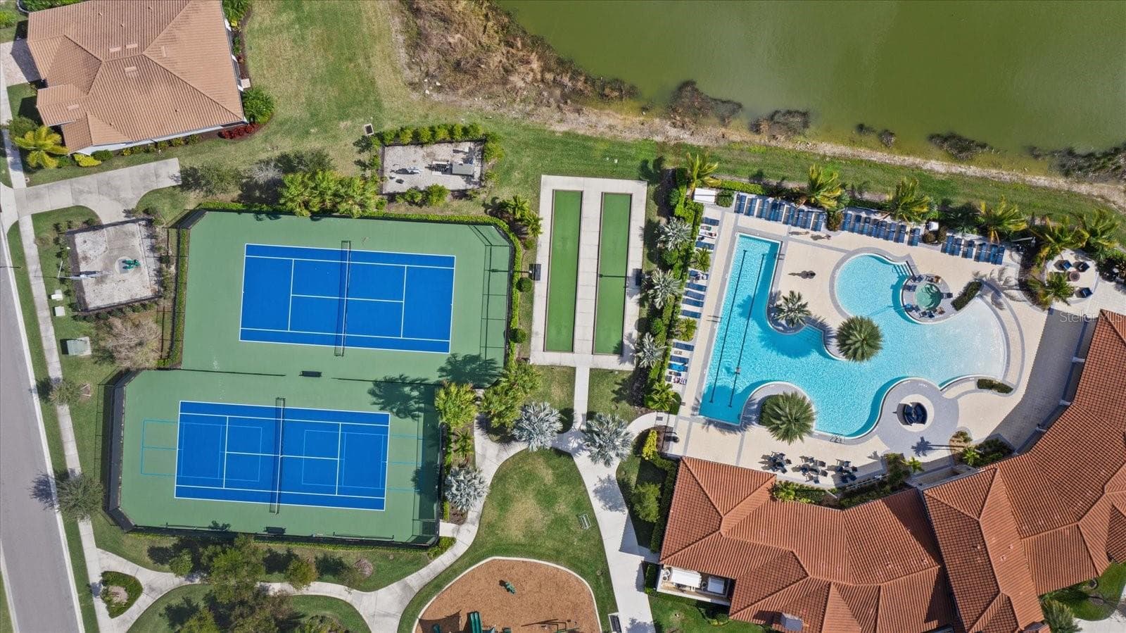 Aerial of Resort Style Amenities - 11925 BOHEMIAN PL, VENICE
