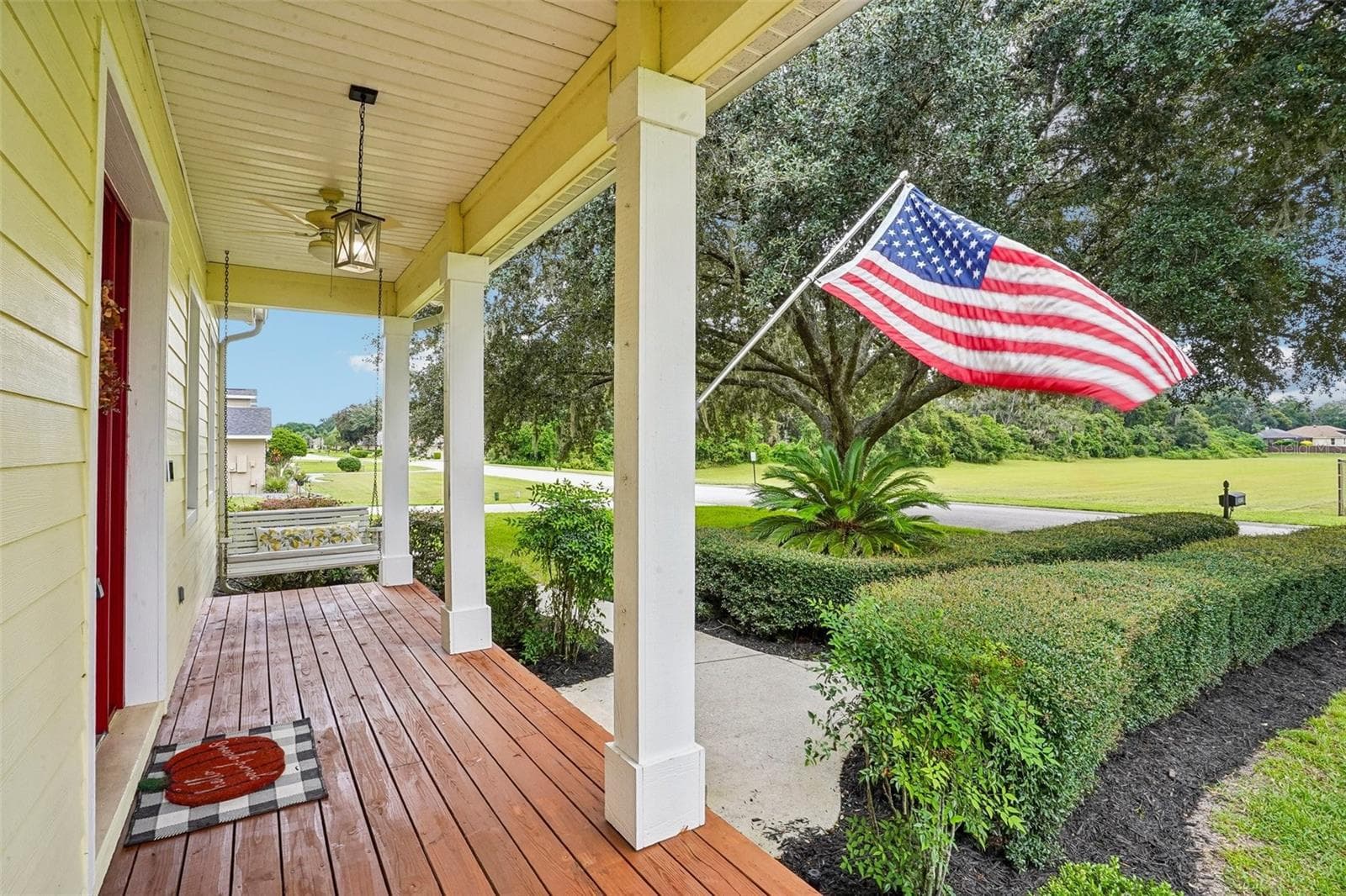 view from the front porch - 10540 SE 42ND TER, BELLEVIEW