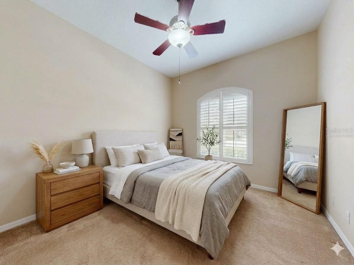 VIRTUALLY STAGED BEDROOM 3 - 5126 MAJESTIC WOODS PL, SANFORD