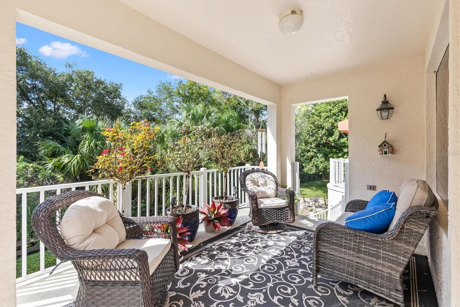 Covered Back Porch - 1302 LA ESTRELLITA WAY, THE VILLAGES