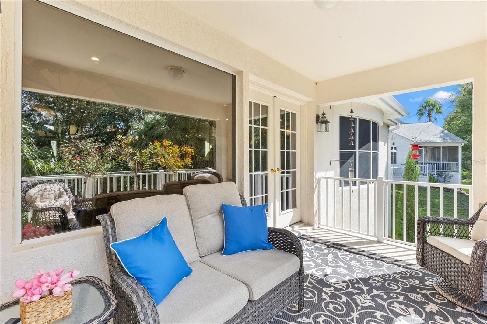Covered Back Porch - 1302 LA ESTRELLITA WAY, THE VILLAGES
