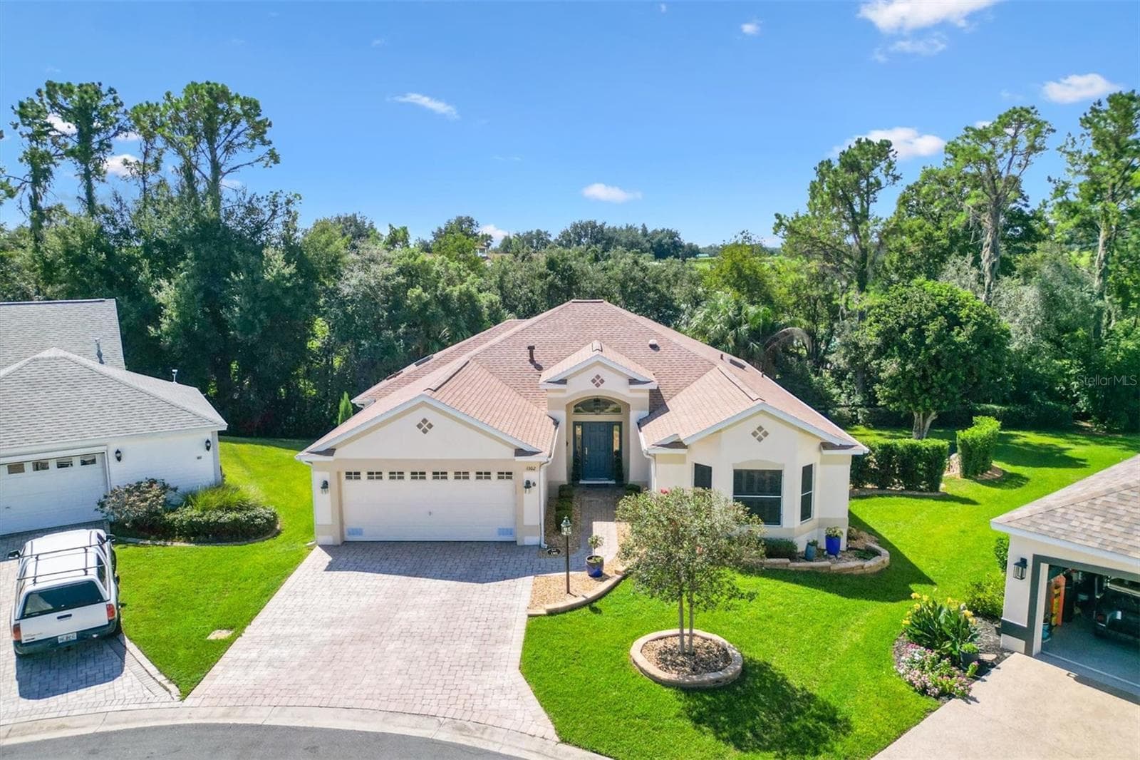 Aerial Front - 1302 LA ESTRELLITA WAY, THE VILLAGES