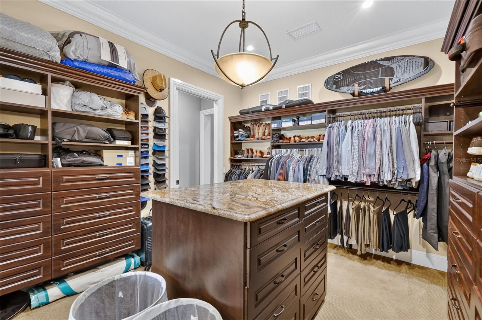 Primary walk-in closet - 5476 TRIMBLE PARK RD, MOUNT DORA
