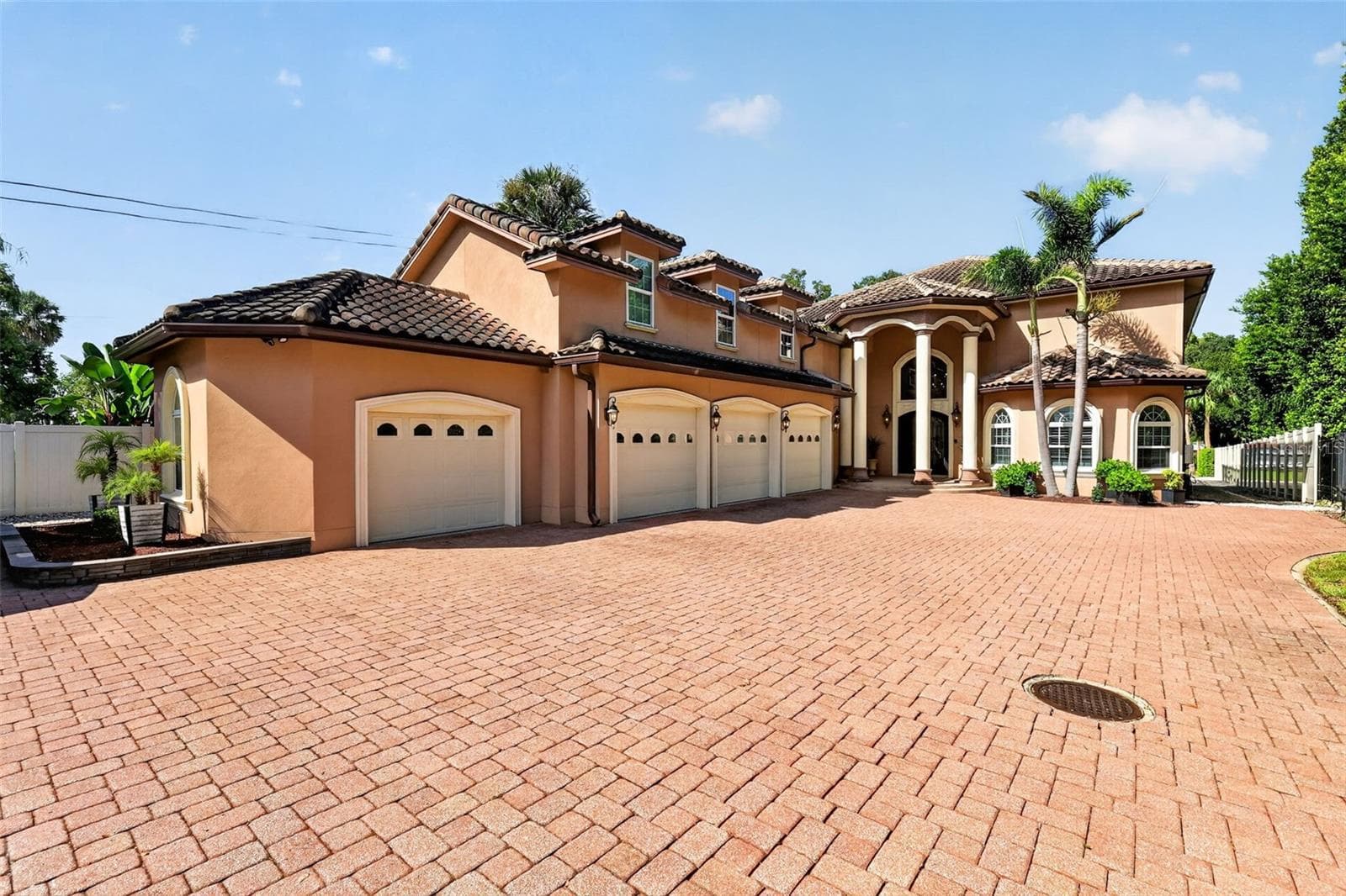 Front View with Paver Driveway - 5476 TRIMBLE PARK RD, MOUNT DORA