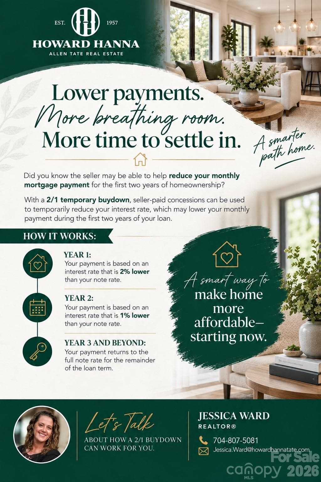Ask me about how you can save money with the 2/1 Interest Rate Buy Down - 5408 Mallard Lane, Gastonia