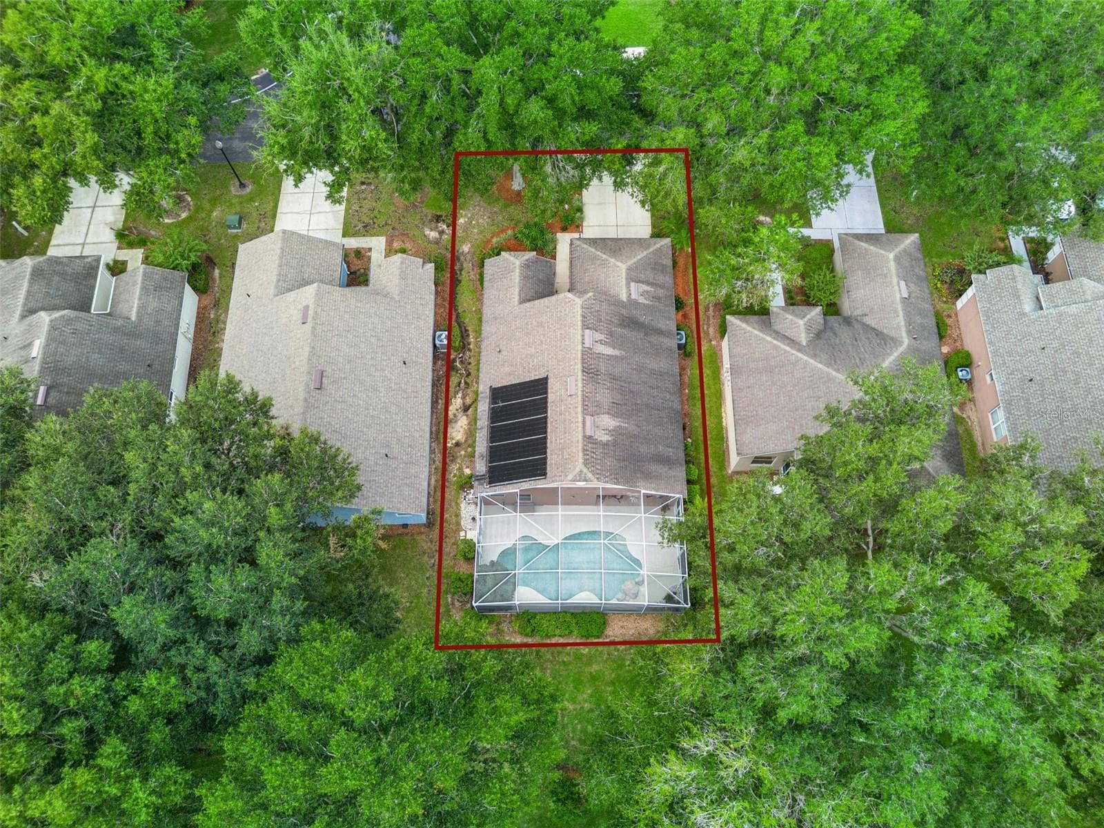 Aerial View of House - 3613 WESTERHAM DR, CLERMONT
