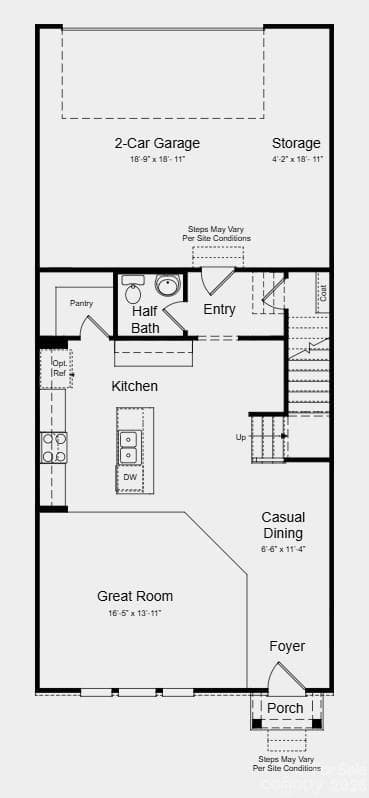 Additional Highlights include: Tub and shower at primary bath, trash roll out cabinet, upgrade range, and upgraded faucets. - 7330 Wake Way, Indian Land